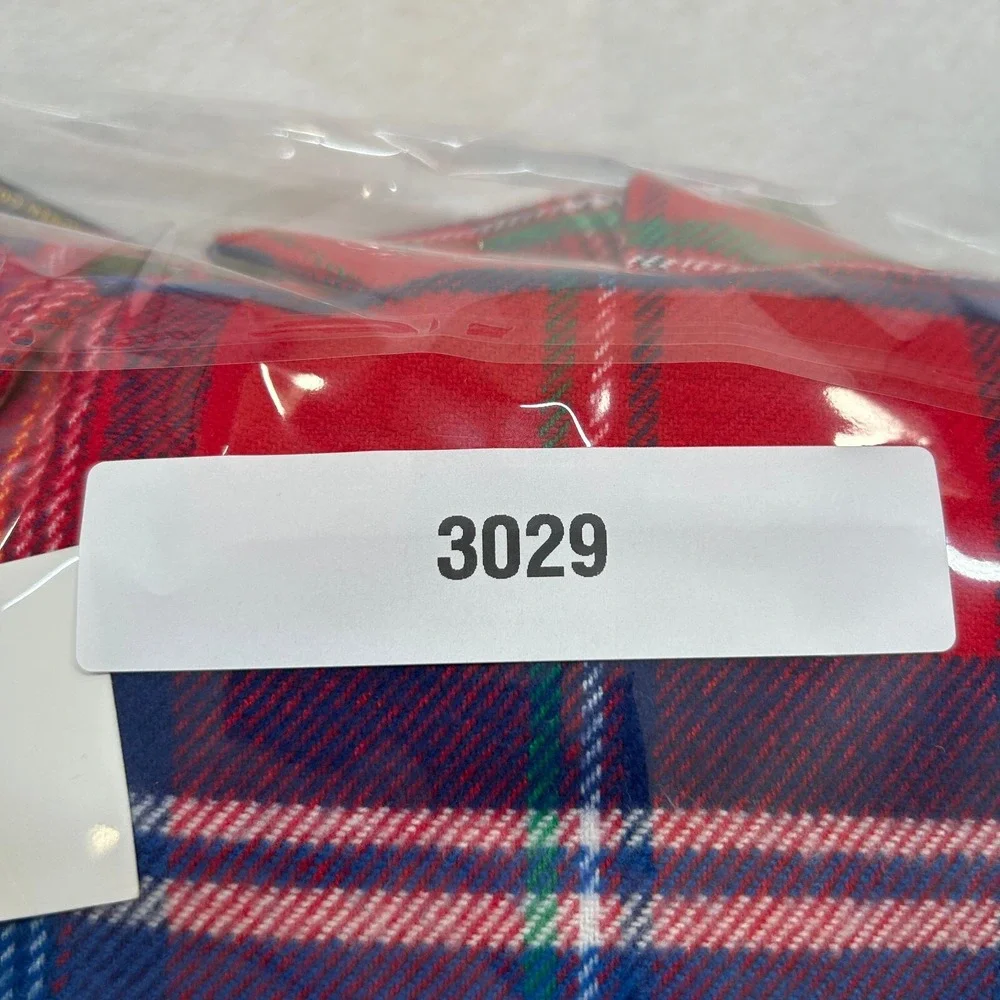 Polo Ralph Lauren Twill Sport Shirt Mens 3XB Big Tall Red Plaid Flannel $138 NEW